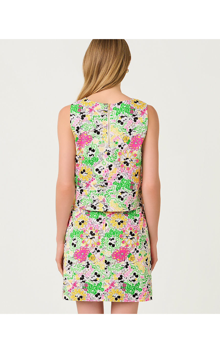 ANNALEESE SLEEVELESS CROP, MULTI THROWBACK DISNEY