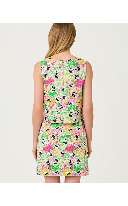 ANNALEESE SLEEVELESS CROP, MULTI THROWBACK DISNEY