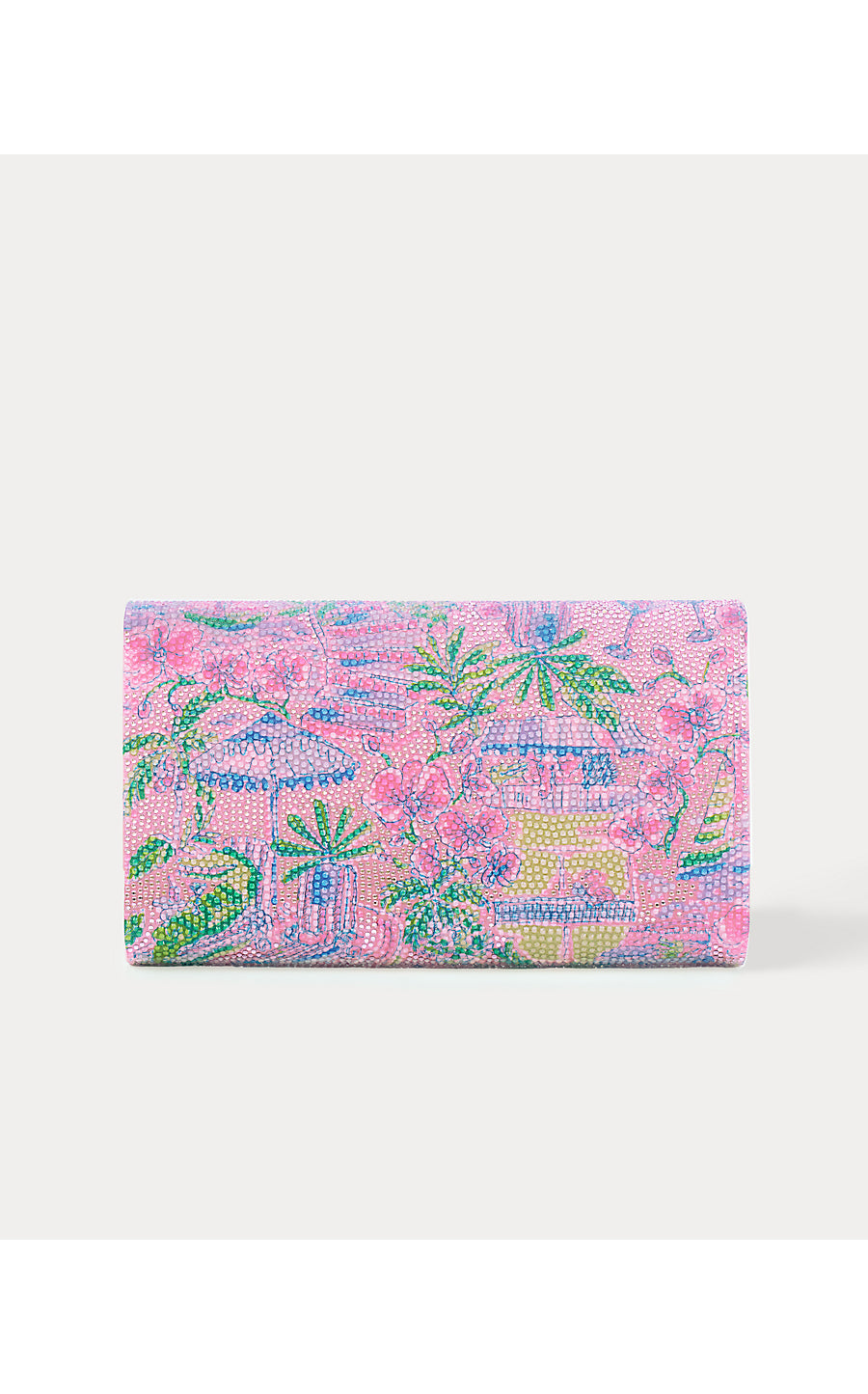 FIZZONI CLUTCH, CONCH SHELL PINK SUNNY DEE
