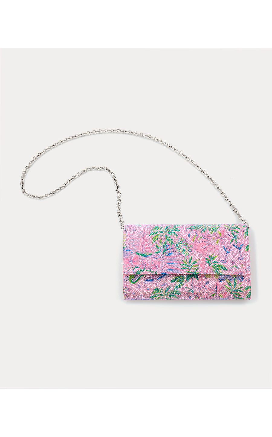 FIZZONI CLUTCH, CONCH SHELL PINK SUNNY DEE