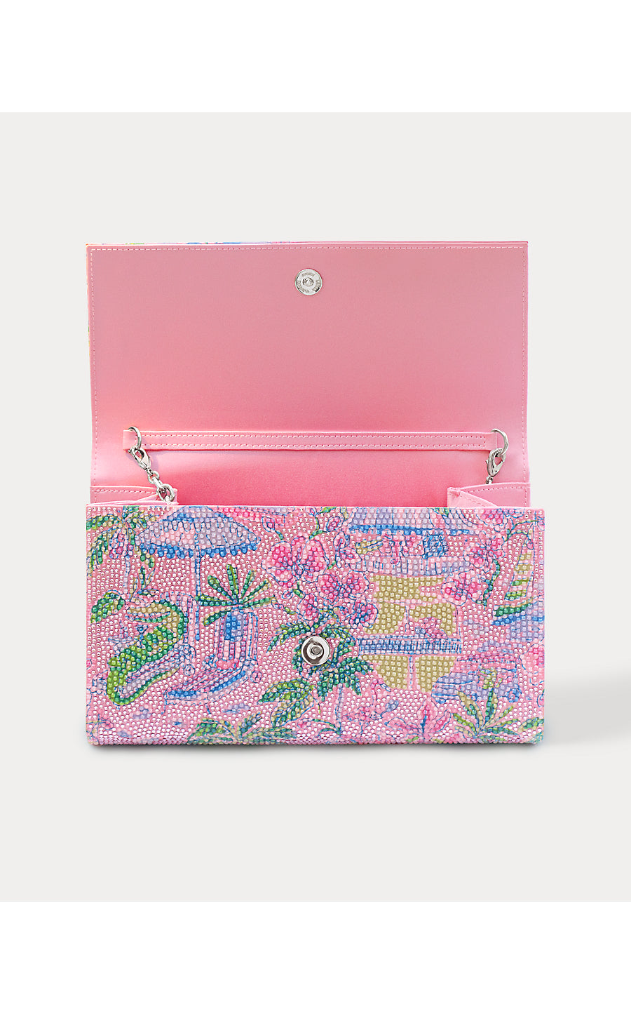 FIZZONI CLUTCH, CONCH SHELL PINK SUNNY DEE