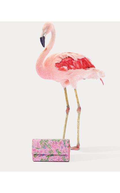 FIZZONI CLUTCH, CONCH SHELL PINK SUNNY DEE
