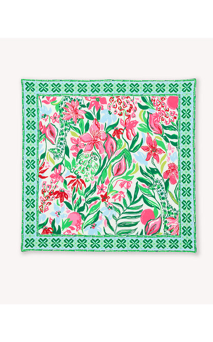 GWP SET OF 4 DINNER NAPKIN, MULTI GLOWING GARDENS ENGINEERED NAPKIN