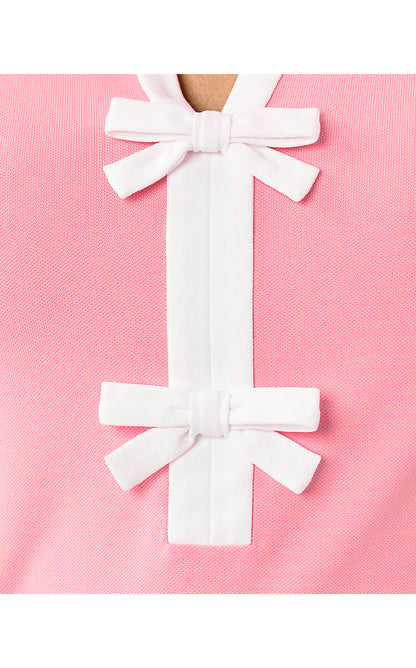 FRIDA BOW POLO UPF 50+, CONCH SHELL PINK