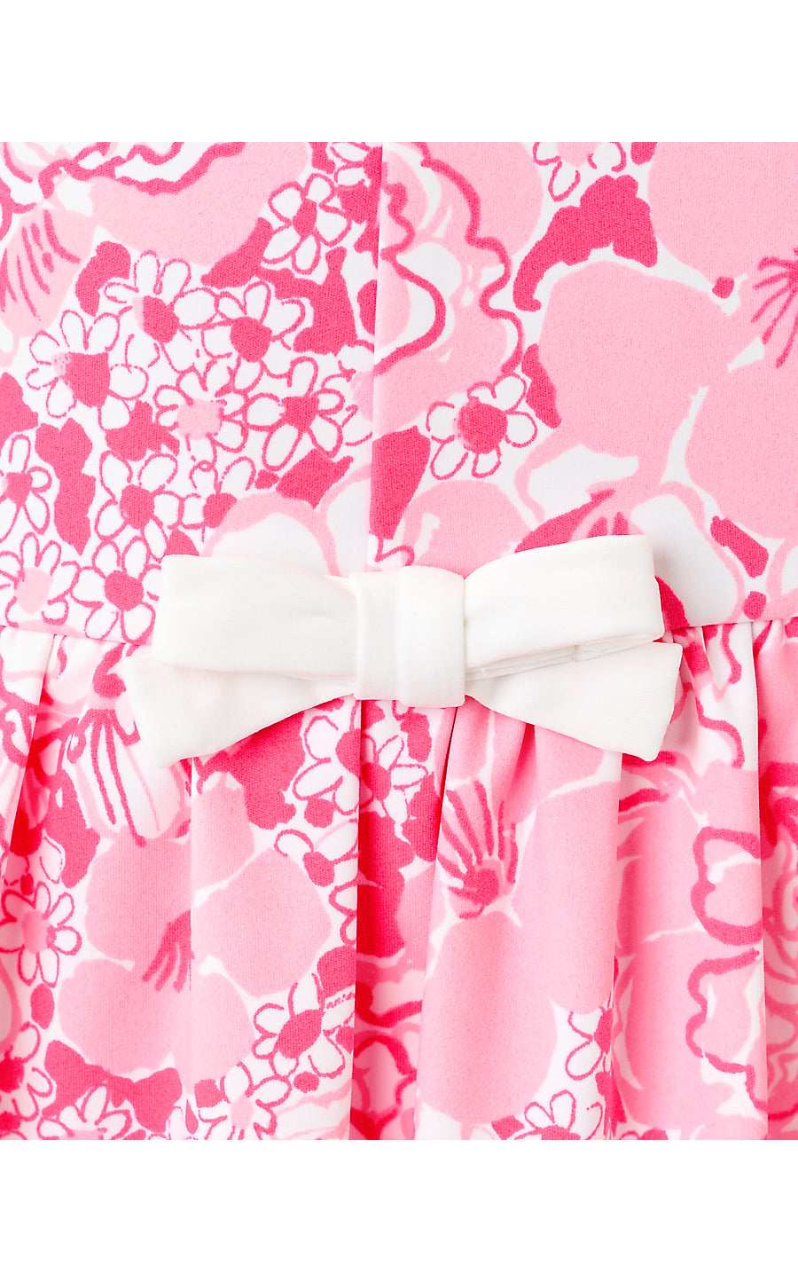 DELVENIE BUBBLE HEM DRESS, CONCH SHELL PINK BURST OF JOY