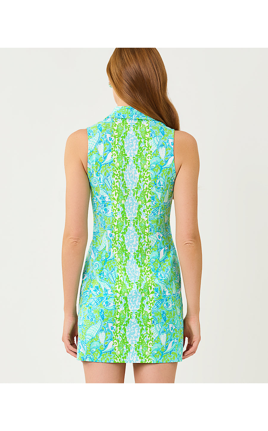 KATHY DRESS UPF 50+, DAY DREAM BLUE THROW ME A LINE ENGINEERED GOLF