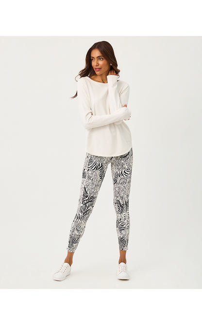 ENDURANCE HIGH RISE MIDI LEGGING, COCONUT Z