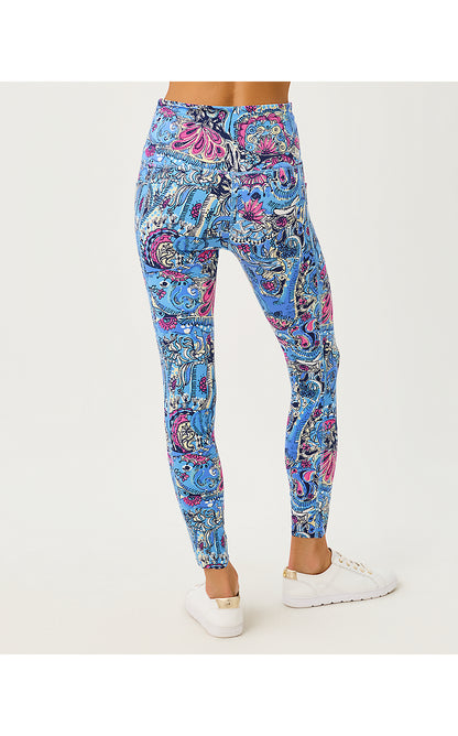 ENDURANCE HIGH RISE MIDI LEGGING, MULTI PAISLEY PARADE