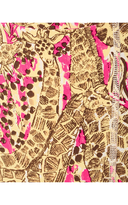 ENDURANCE HIGH RISE MIDI LEGGING, PINK ASTER LIL SKETCHING ON SAFARI