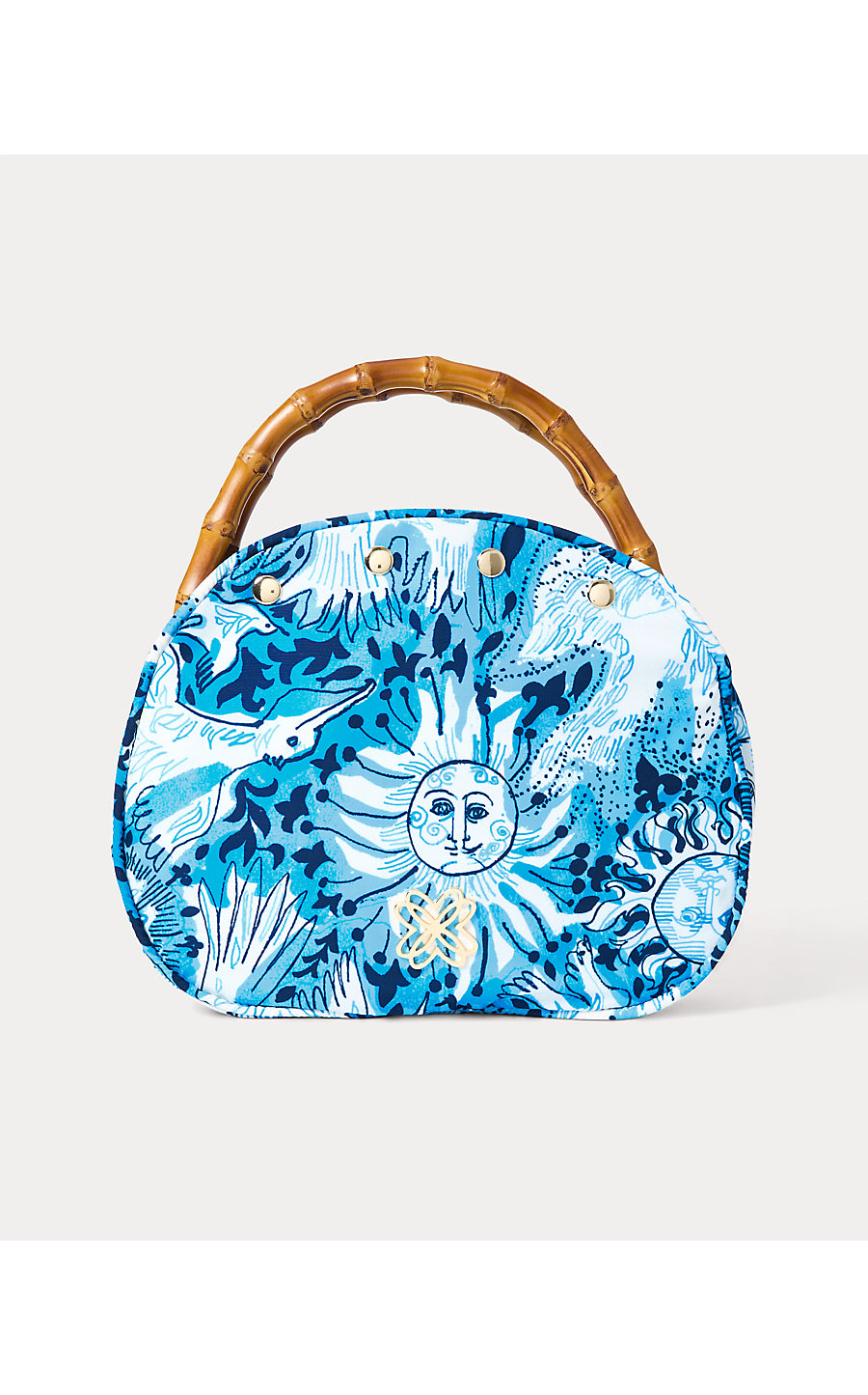 BREAKERS BAMBOO BERMUDA BAG, BELLEVUE BLUE LILLY GULLS