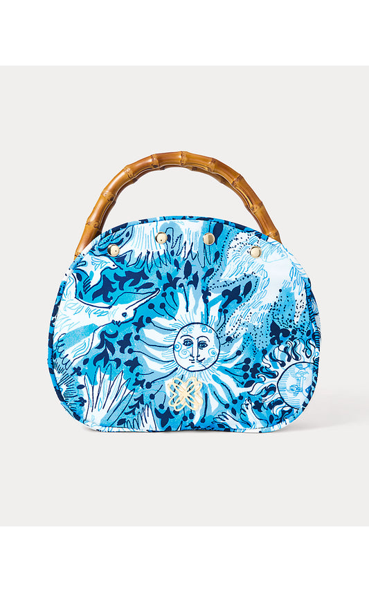 BREAKERS BAMBOO BERMUDA BAG, BELLEVUE BLUE LILLY GULLS