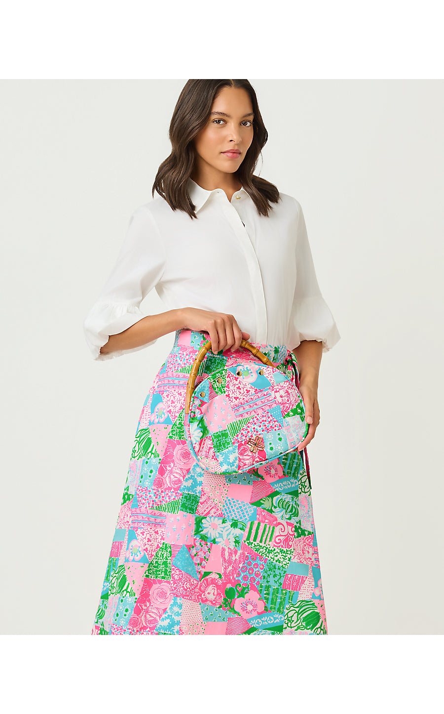 BREAKERS BAMBOO BERMUDA BAG COVER, MULTI CRAZY QUILT