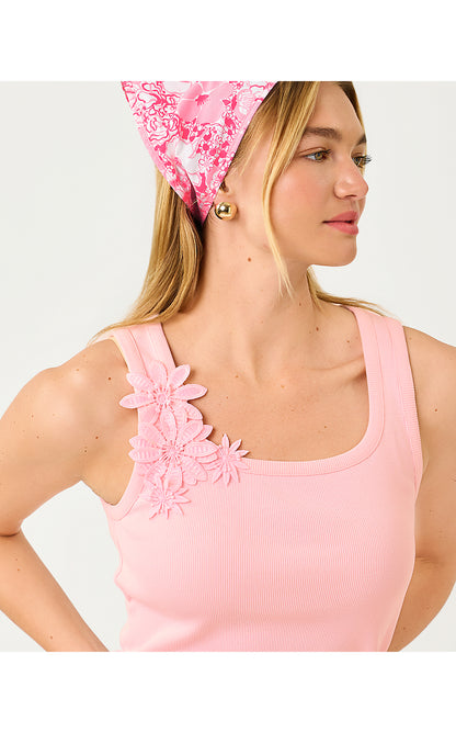 ARICIA KNIT TOP, PINK MUSE