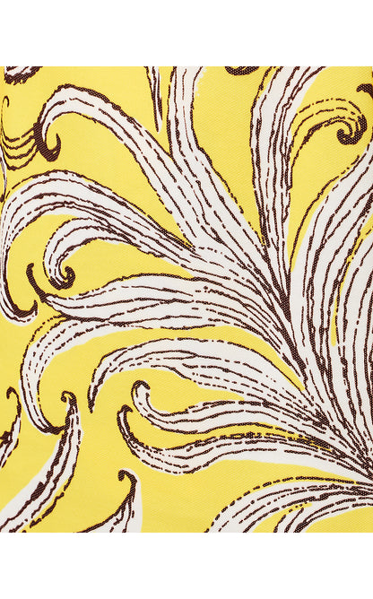 MELODIE SKIRTED ROMPER, ESTELLE YELLOW BUMBLEY BUZZ ENGINEERED ROMPER