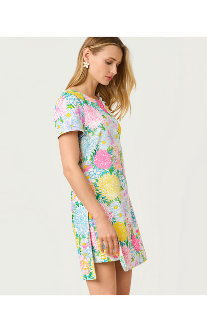 MELODIE SKIRTED ROMPER, MULTI LILLY GARDEN