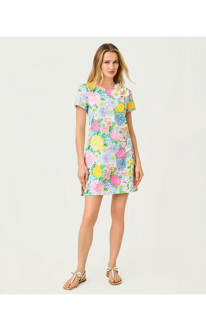 MELODIE SKIRTED ROMPER, MULTI LILLY GARDEN