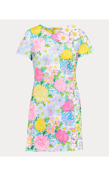 MELODIE SKIRTED ROMPER, MULTI LILLY GARDEN
