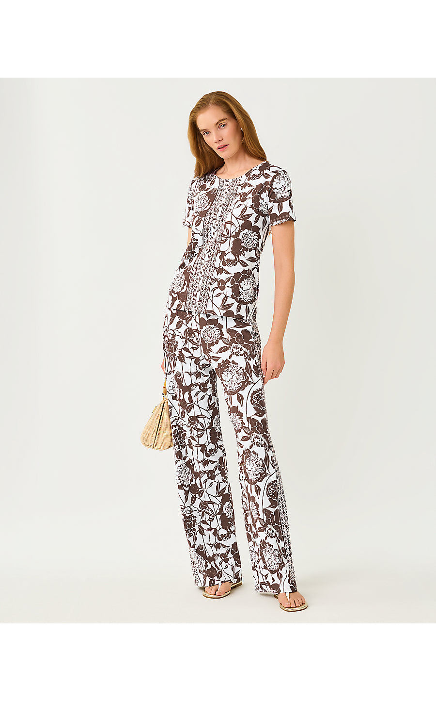 DEMIA UPF 50+ KNIT PANT, RESORT WHITE MARNI ENGINEERED CHILLYLILLY