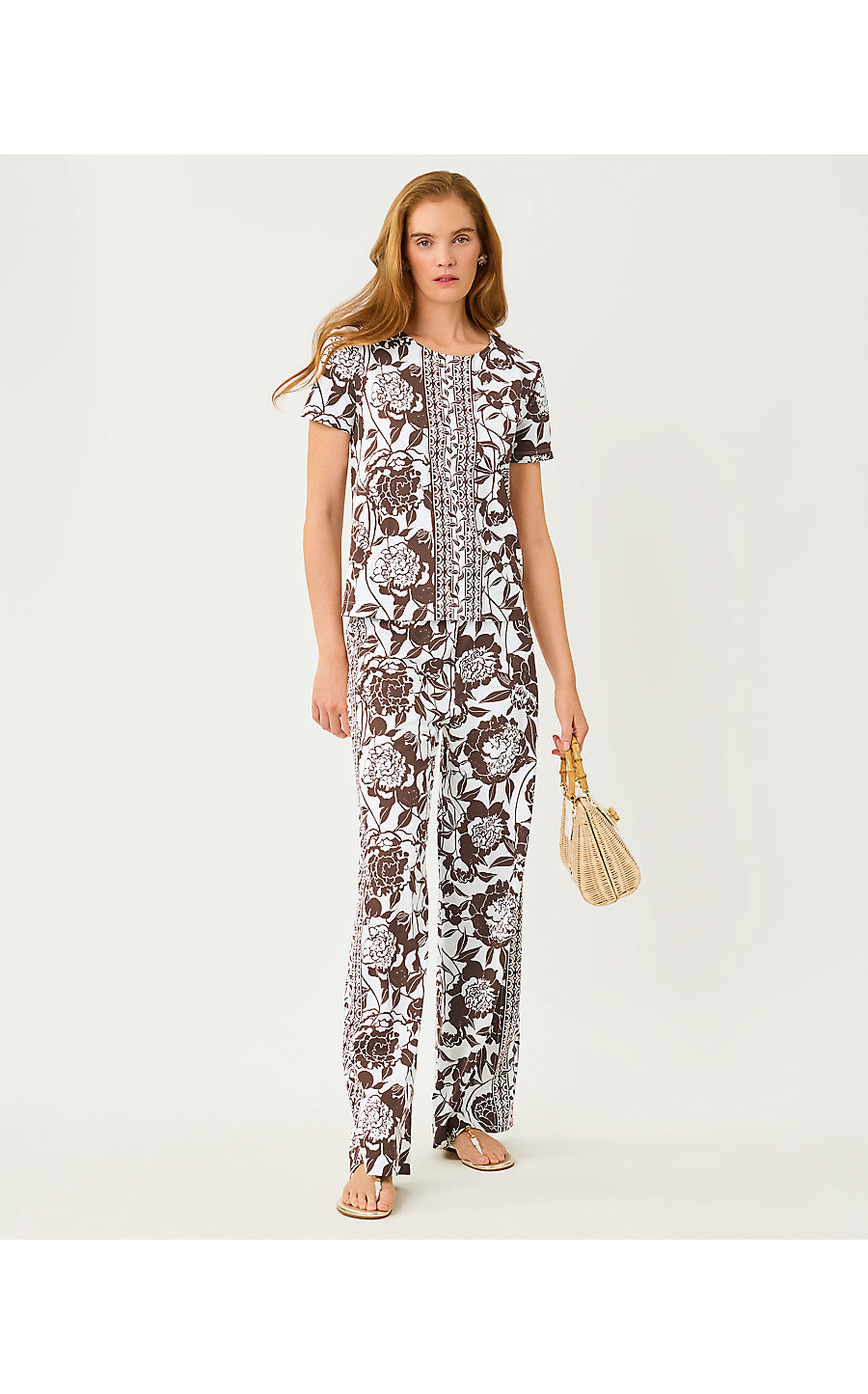 DEMIA UPF 50+ KNIT PANT, RESORT WHITE MARNI ENGINEERED CHILLYLILLY