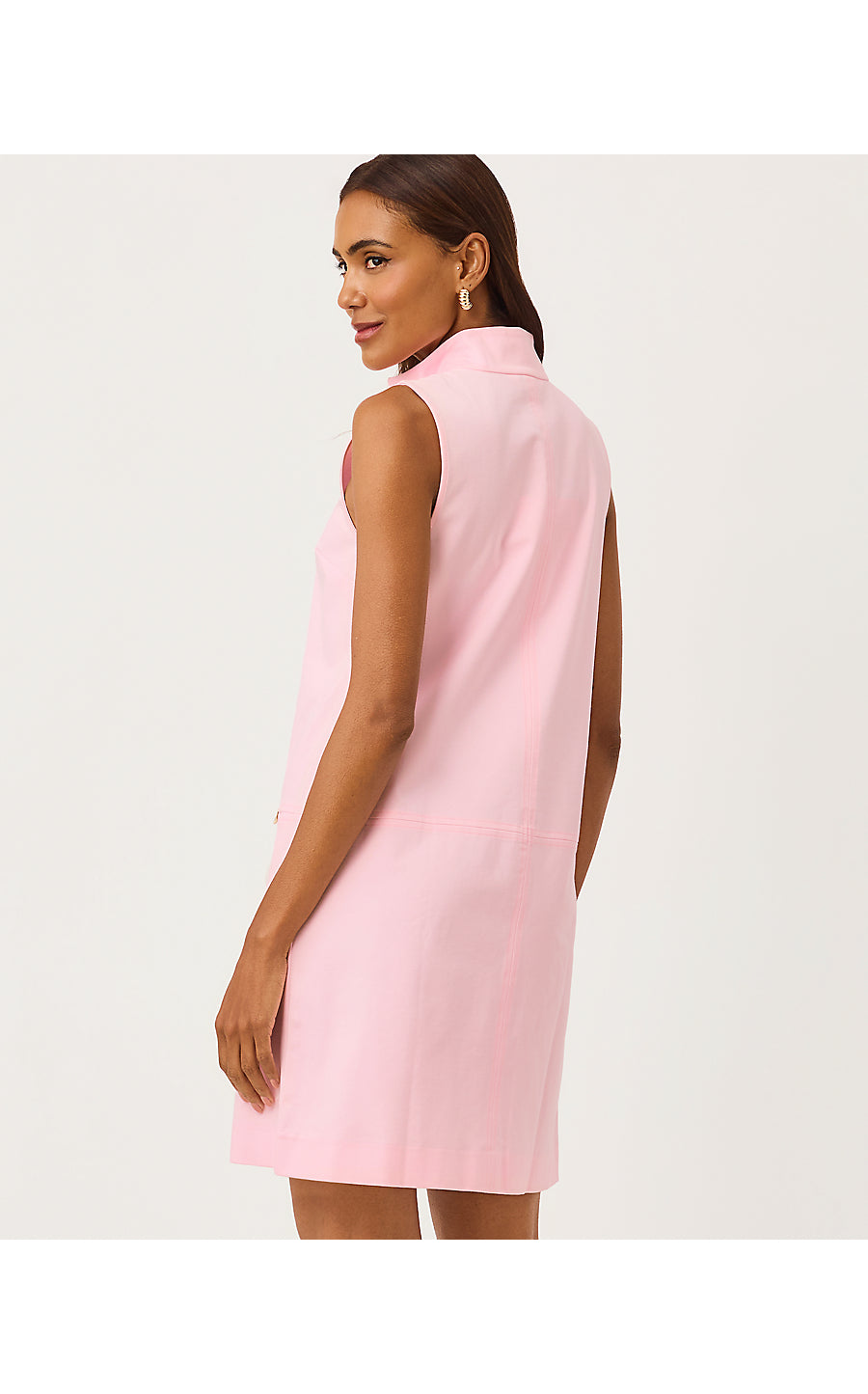 SLEEVELESS ROSEE DRESS, PINK MUSE