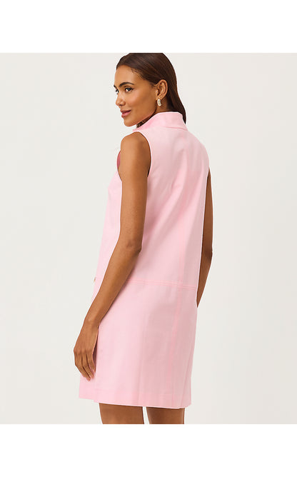 SLEEVELESS ROSEE DRESS, PINK MUSE