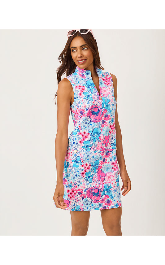 SLEEVELESS ROSEE DRESS, RESORT WHITE IN ALL HER GLORY