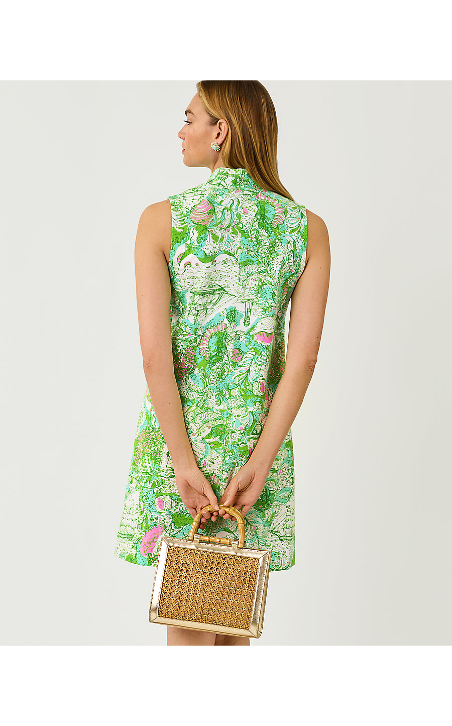 SLEEVELESS ROSEE DRESS, RESORT WHITE SHIP TO SHORE