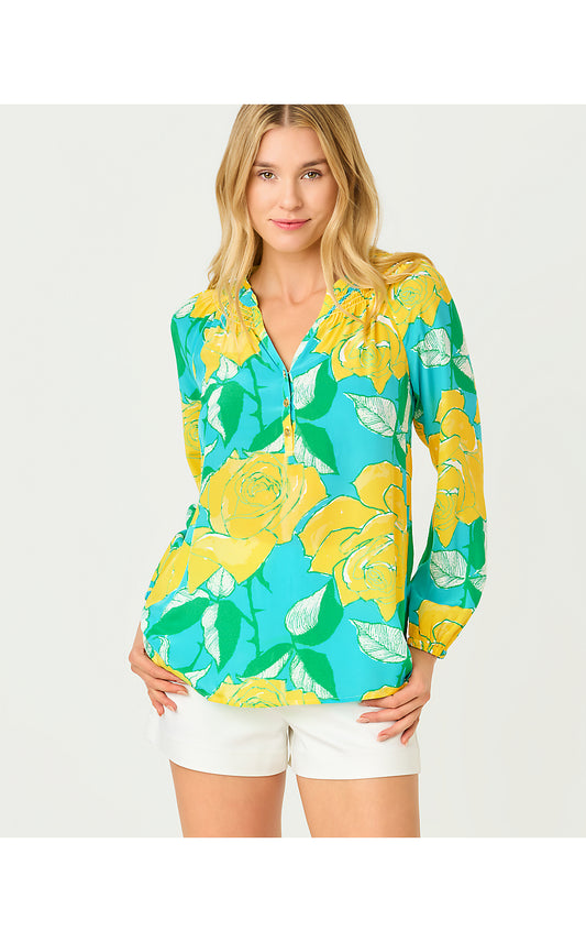 ELSA TOP, BLUE CURACAO ROSE BUD