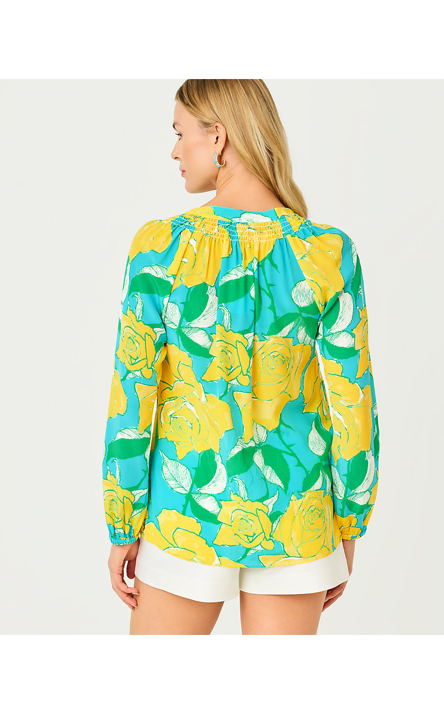 ELSA TOP, BLUE CURACAO ROSE BUD