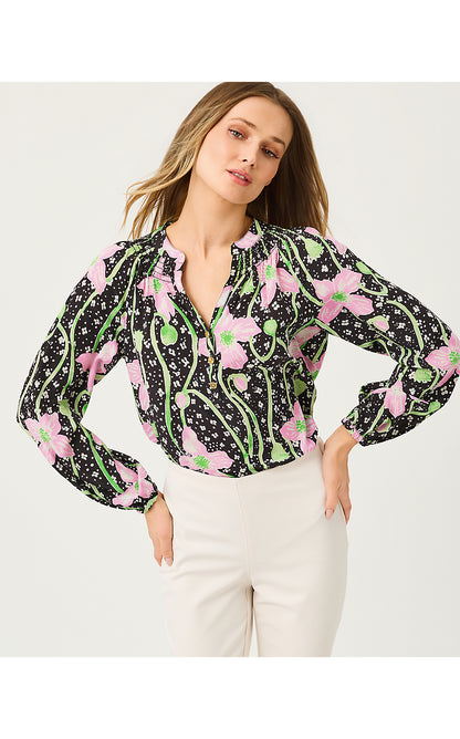 ELSA TOP, ONYX BLUSHING BLOOMS