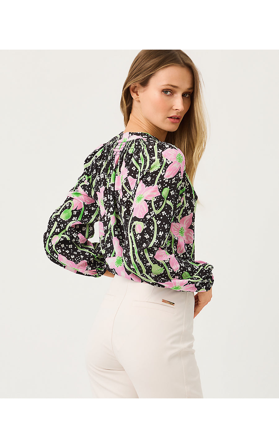 ELSA TOP, ONYX BLUSHING BLOOMS