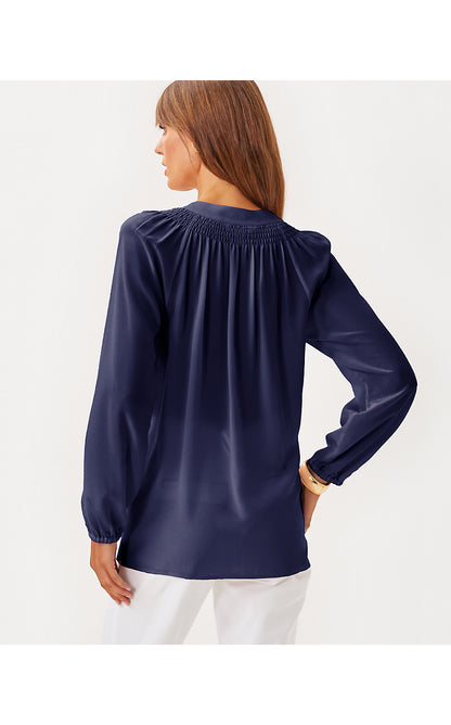 ELSA TOP, TRUE NAVY