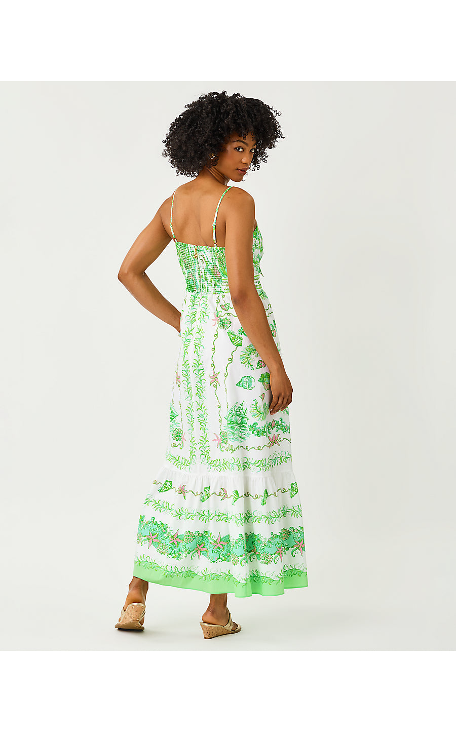 JANAE MAXI DRESS, RESORT WHITE SHIP TO SHORE ENGINEERED WOVEN MAXI