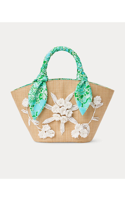 GWP STRAW BAG, MINT CONDITION BURST OF JOY