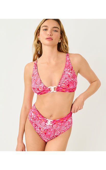 LYALL HIGH WAISTED BIKINI, PARADISE PUNCH JIMS STUFF ENGINEERED BIKINI BORDER