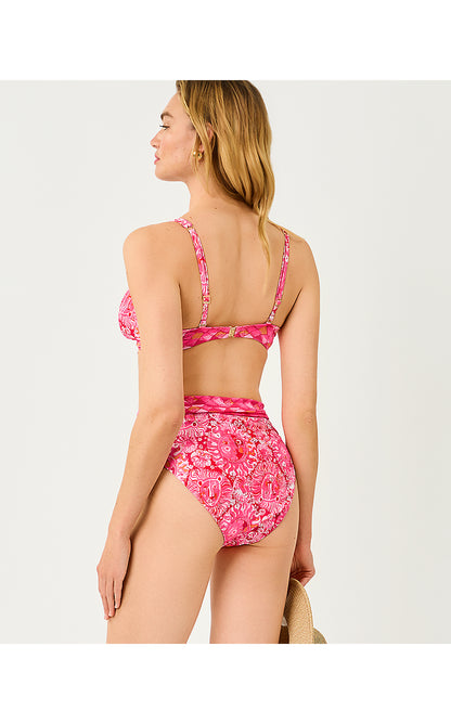 LYALL HIGH WAISTED BIKINI, PARADISE PUNCH JIMS STUFF ENGINEERED BIKINI BORDER
