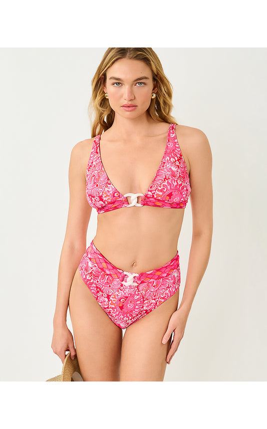 LYALL HIGH WAISTED BIKINI, PARADISE PUNCH JIMS STUFF ENGINEERED BIKINI BORDER