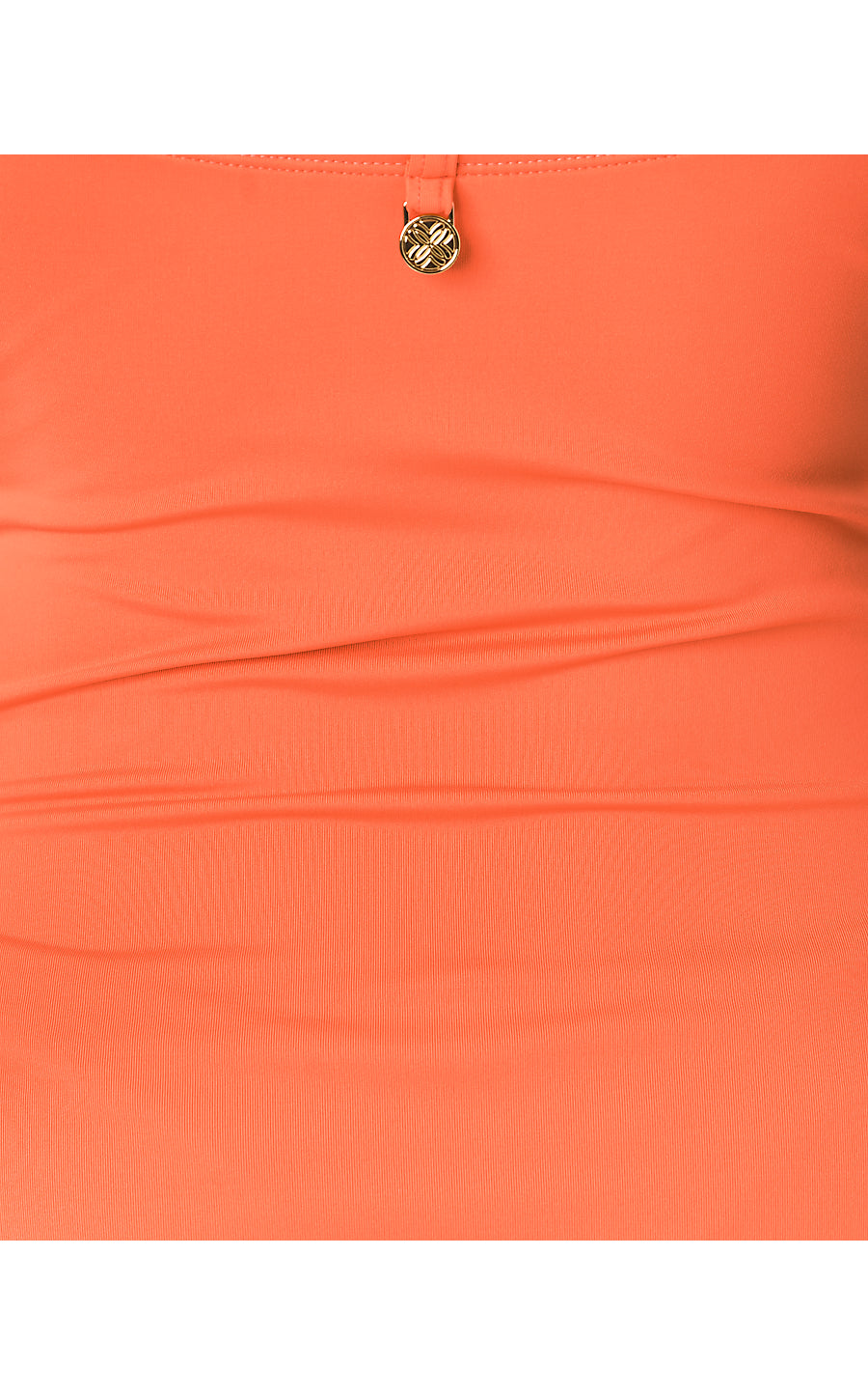 REMINI RUFFLE ONE PIECE, SUNSET ORANGE