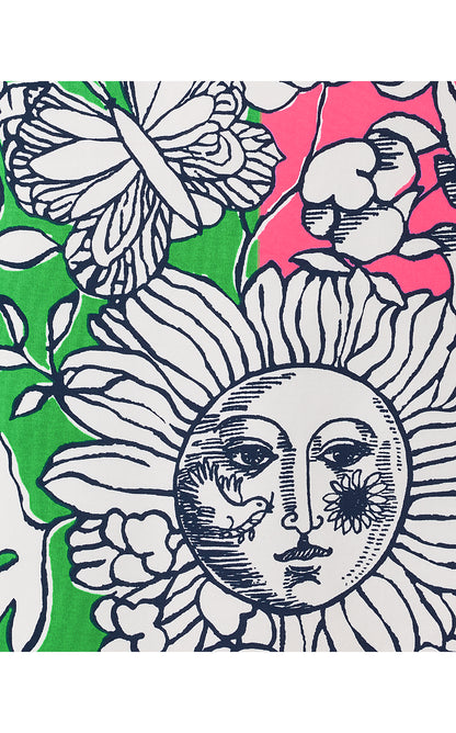 SIERA DRESS, CHERRY BLOSSOM PINK FOLLOW THE SUN ENGINEERED KNIT DRESS