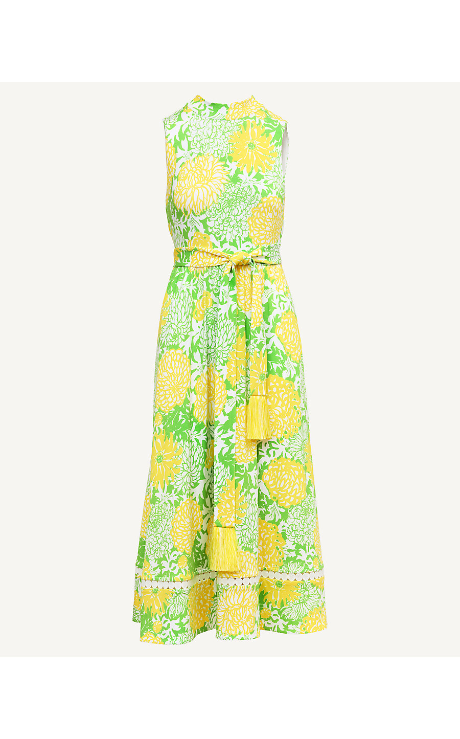 COLMAN MIDI DRESS, CROCODILE GREEN MUMBO JUMBO