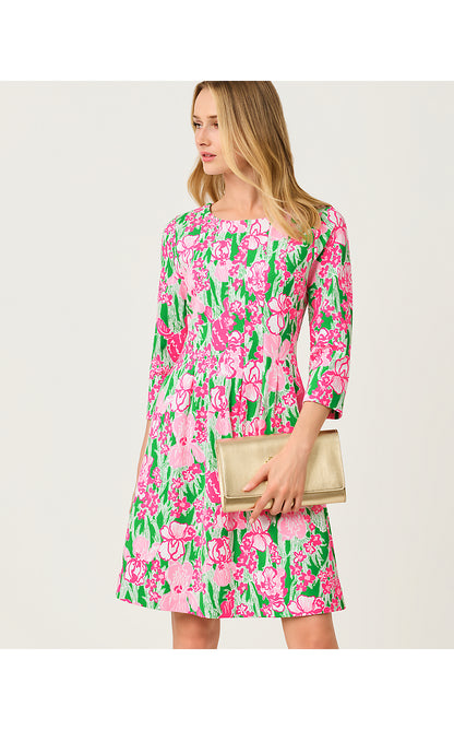 DULCIE DRESS, PUTTING GREEN HANNAH