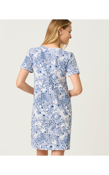 CAMERON DRESS, STARLIGHT NAVY ZOOLOGY