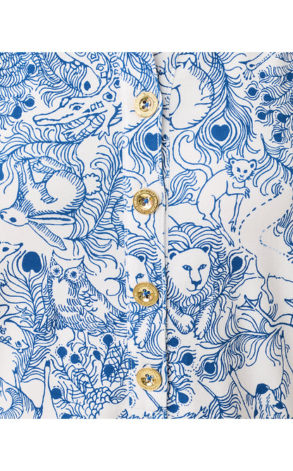 CAMERON DRESS, STARLIGHT NAVY ZOOLOGY