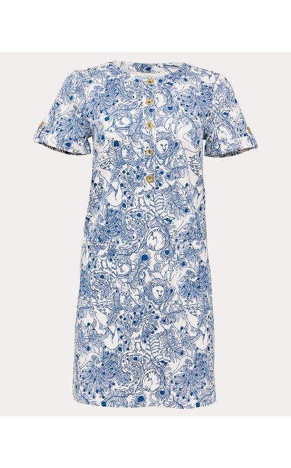 CAMERON DRESS, STARLIGHT NAVY ZOOLOGY