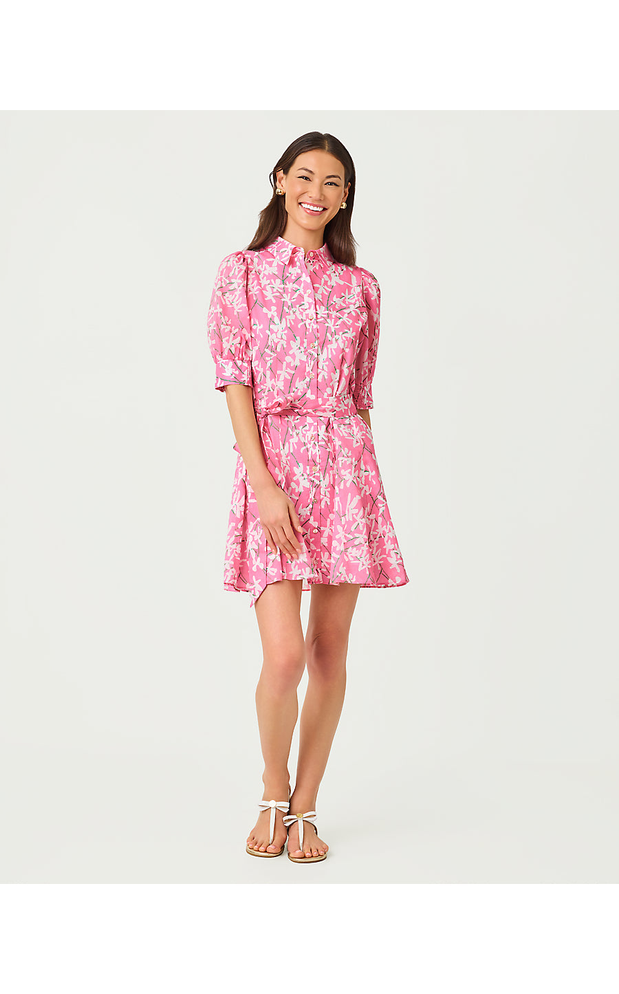 LARKYN SHIRTDRESS, CONFETTI PINK LIZA