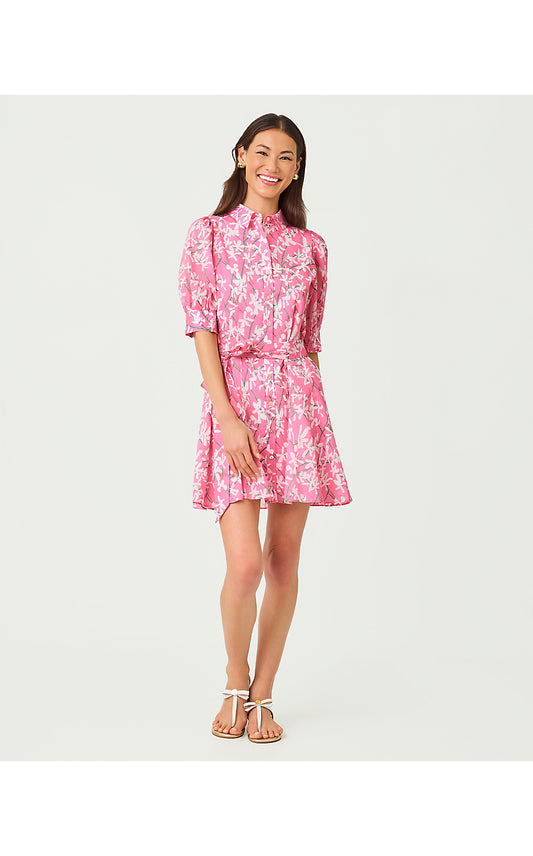 LARKYN SHIRTDRESS, CONFETTI PINK LIZA
