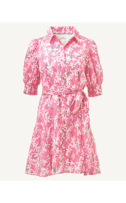 LARKYN SHIRTDRESS, CONFETTI PINK LIZA