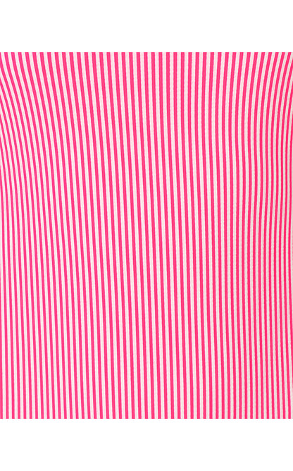 AEMMA RUFFLE ONE PIECE, CHERRY BLOSSOM PINK SEERSUCKER STRIPE