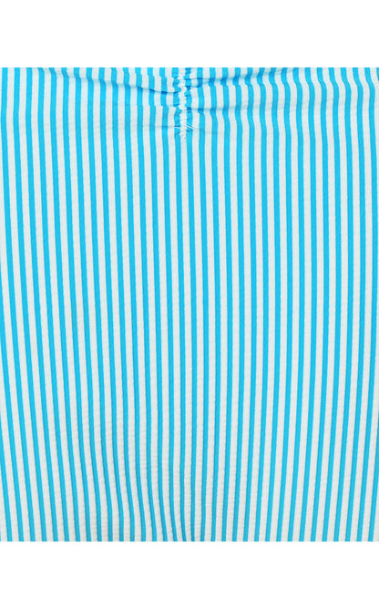 KETOS BIKINI TOP, CAPRI BLUE SEERSUCKER STRIPE