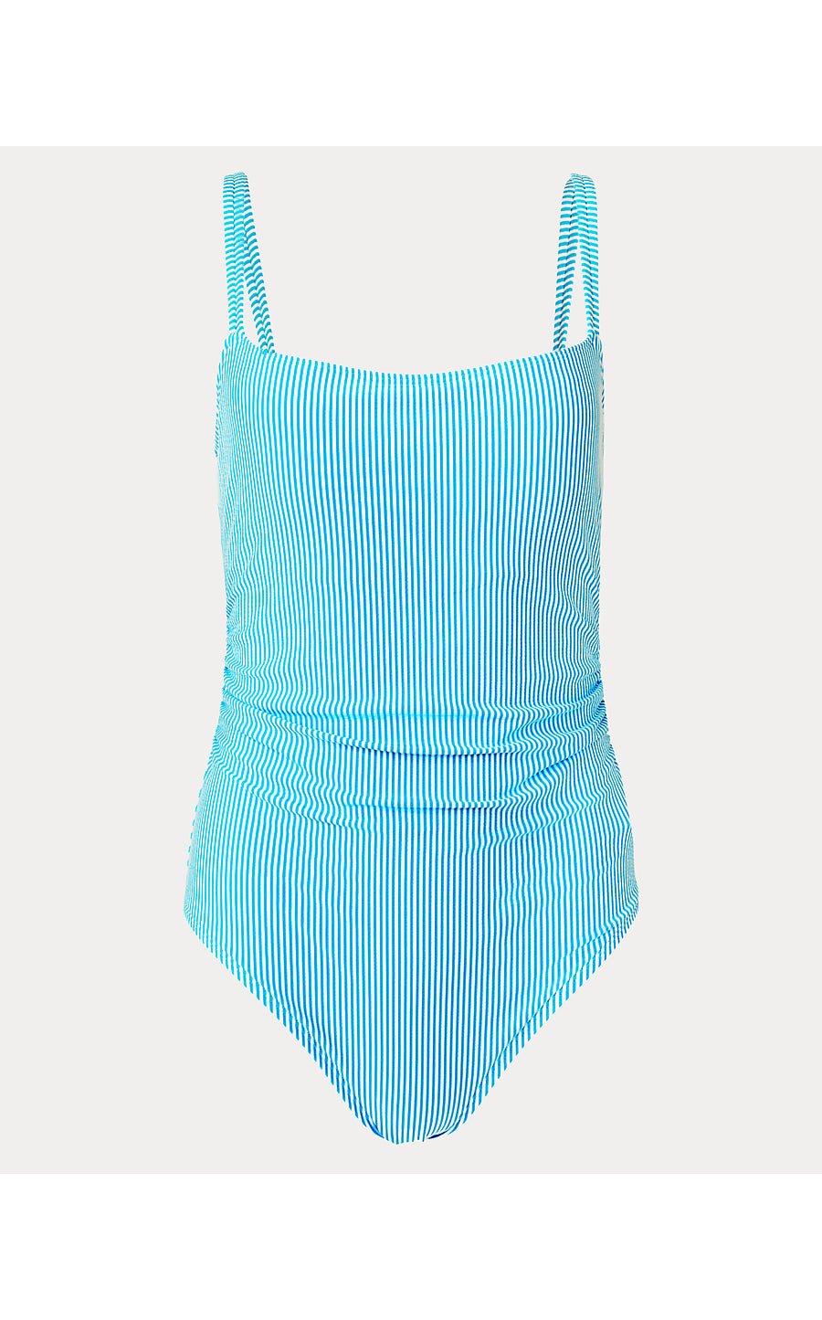 NAPILI ONE PIECE, CAPRI BLUE SEERSUCKER STRIPE
